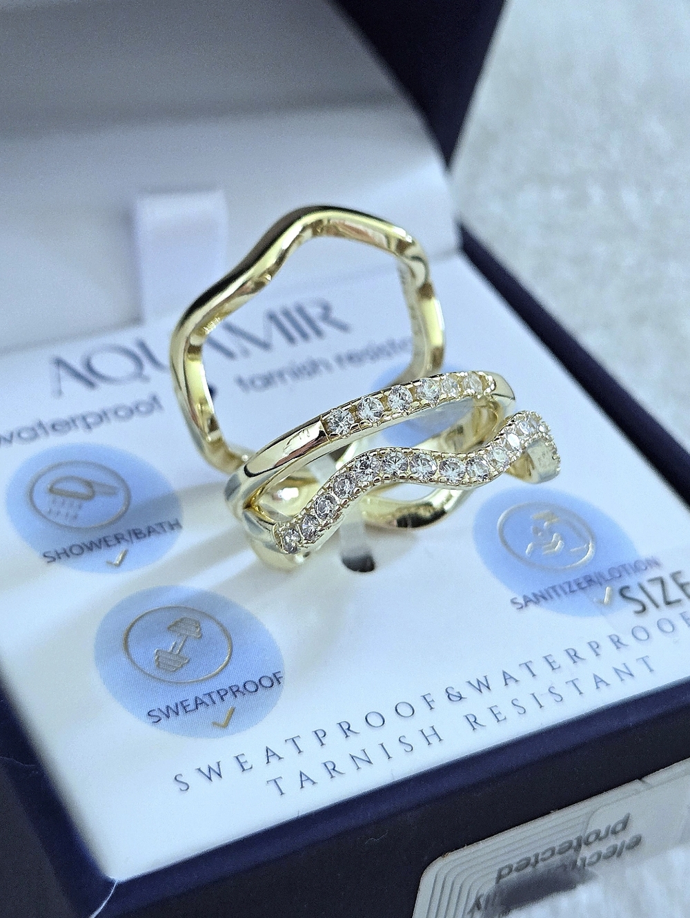 Aquamir Waterproof Triple3️⃣ Ring💍 Set - NIB - Picture 10 of 16